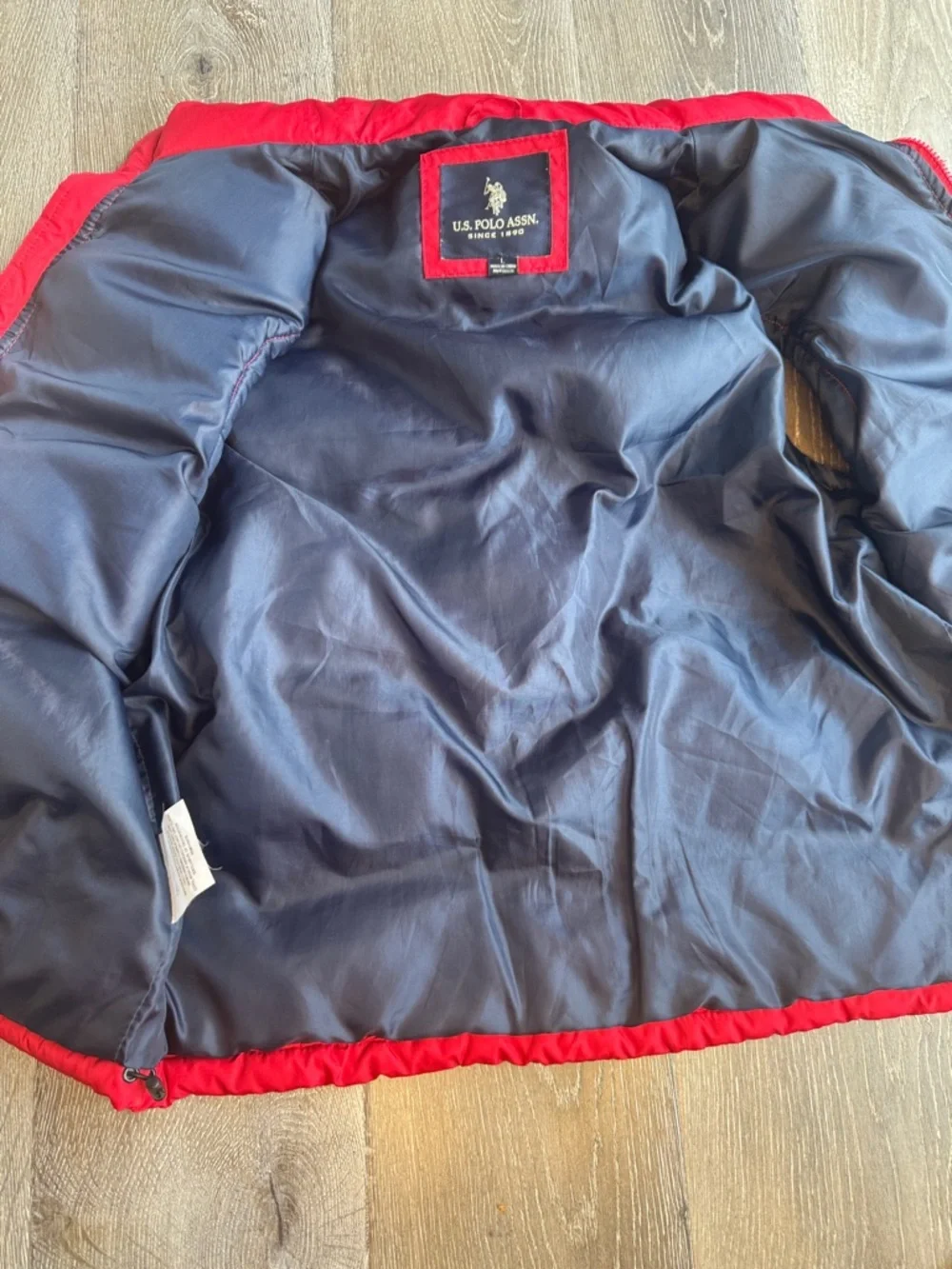 Polo by Ralph Lauren Red Quilted Puffer Vest 0410
